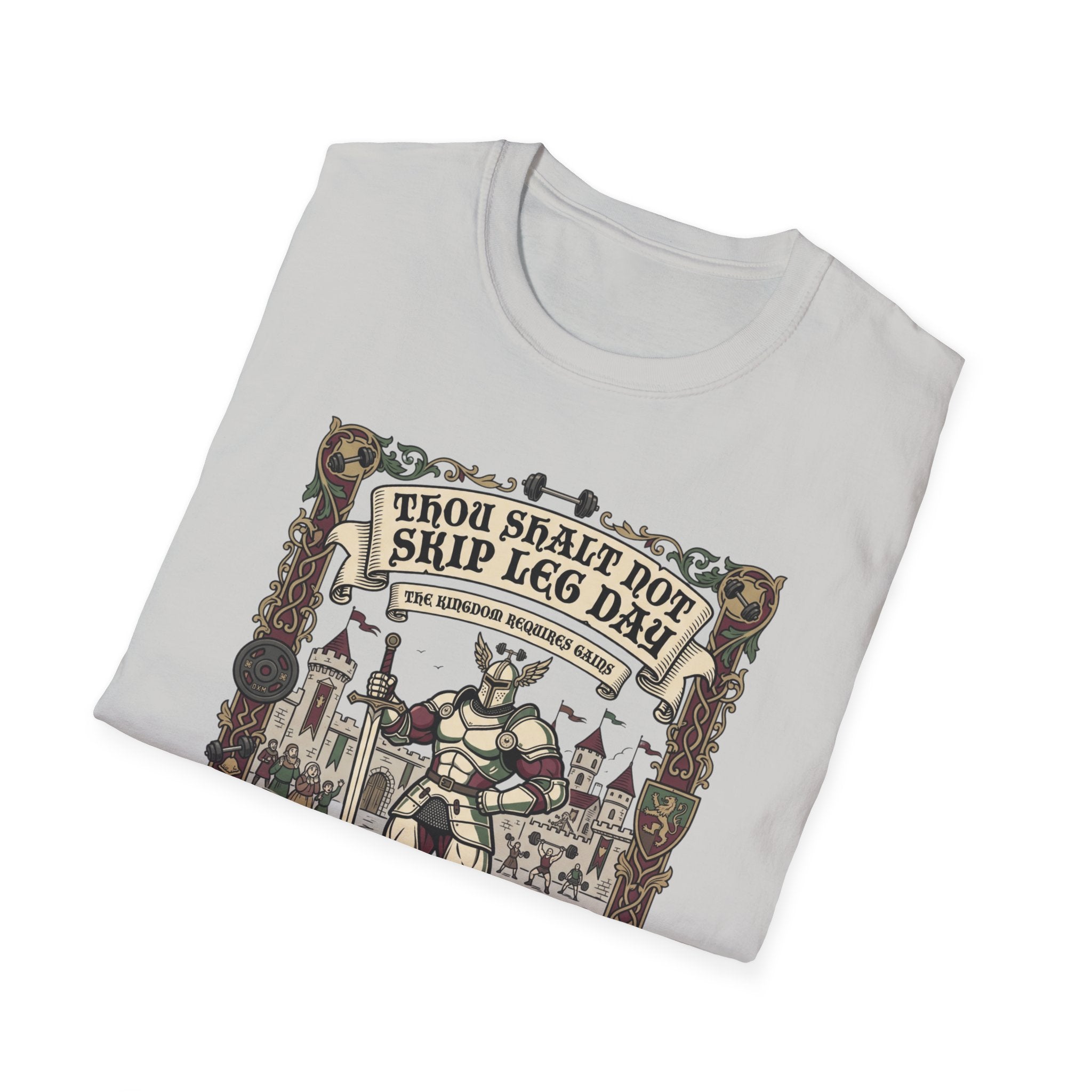 Thou Shalt not skip leg day T-Shirt