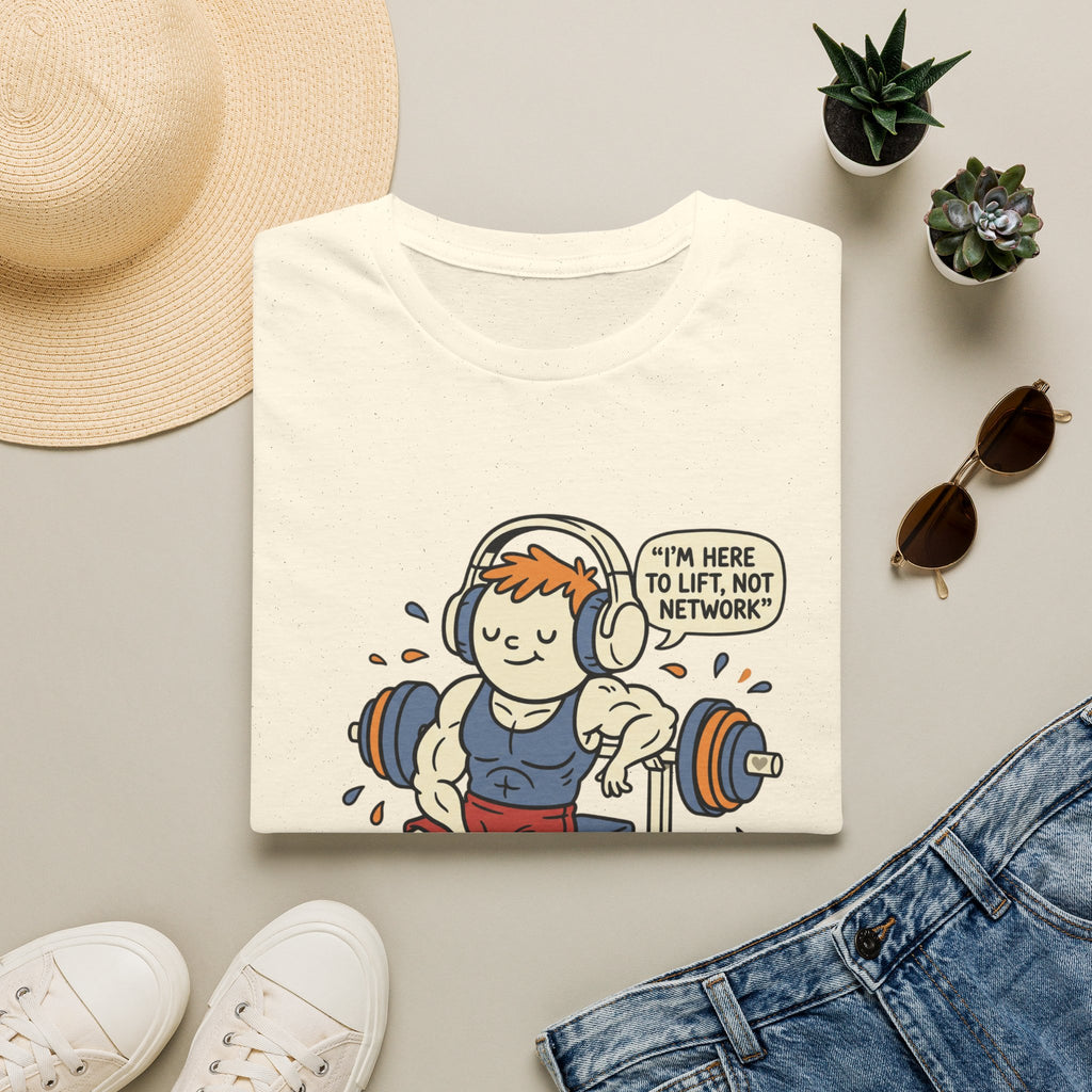Here to Lift, Not network T-Shirt