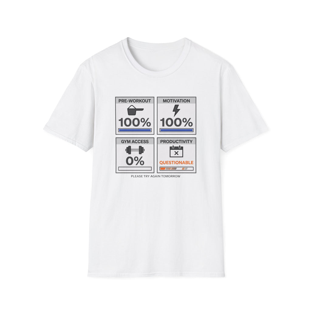 Pre workout taken - Corporate style T-Shirt