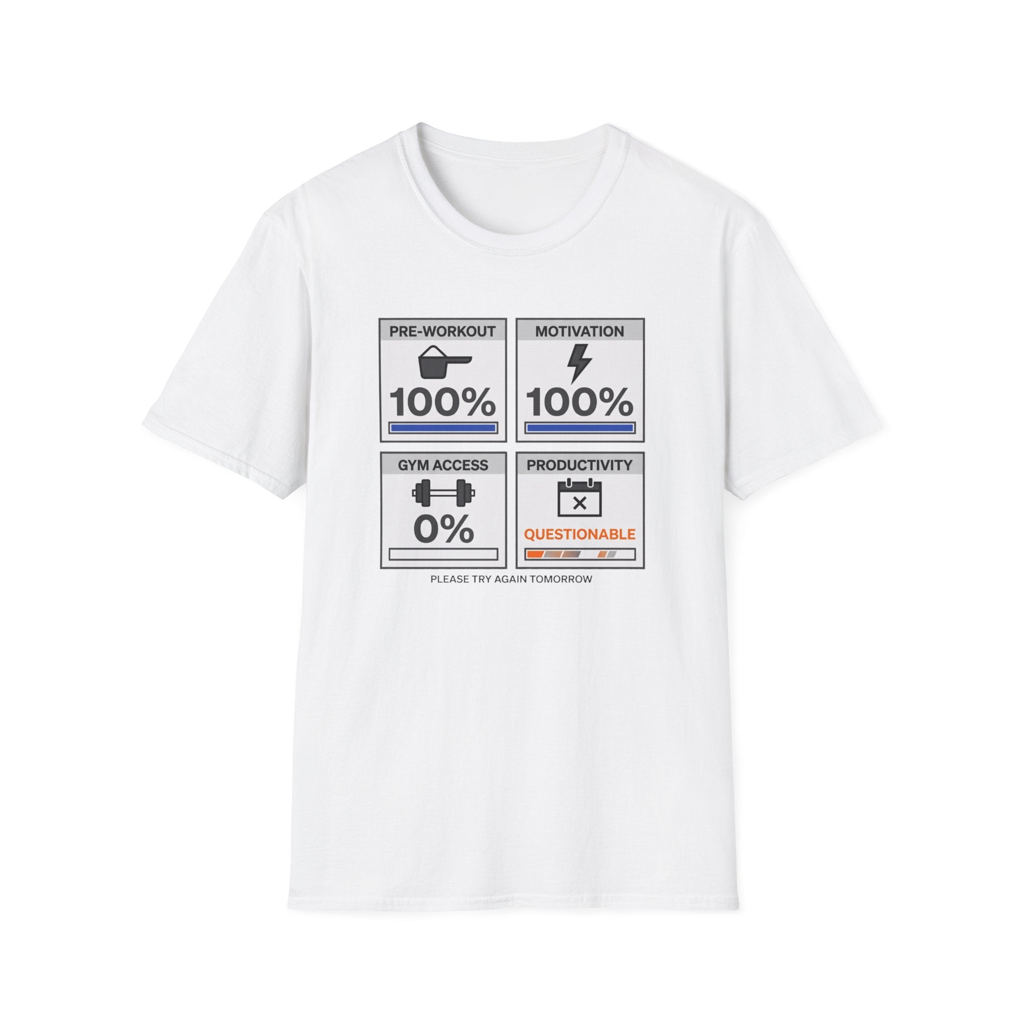 Pre workout taken - Corporate style T-Shirt