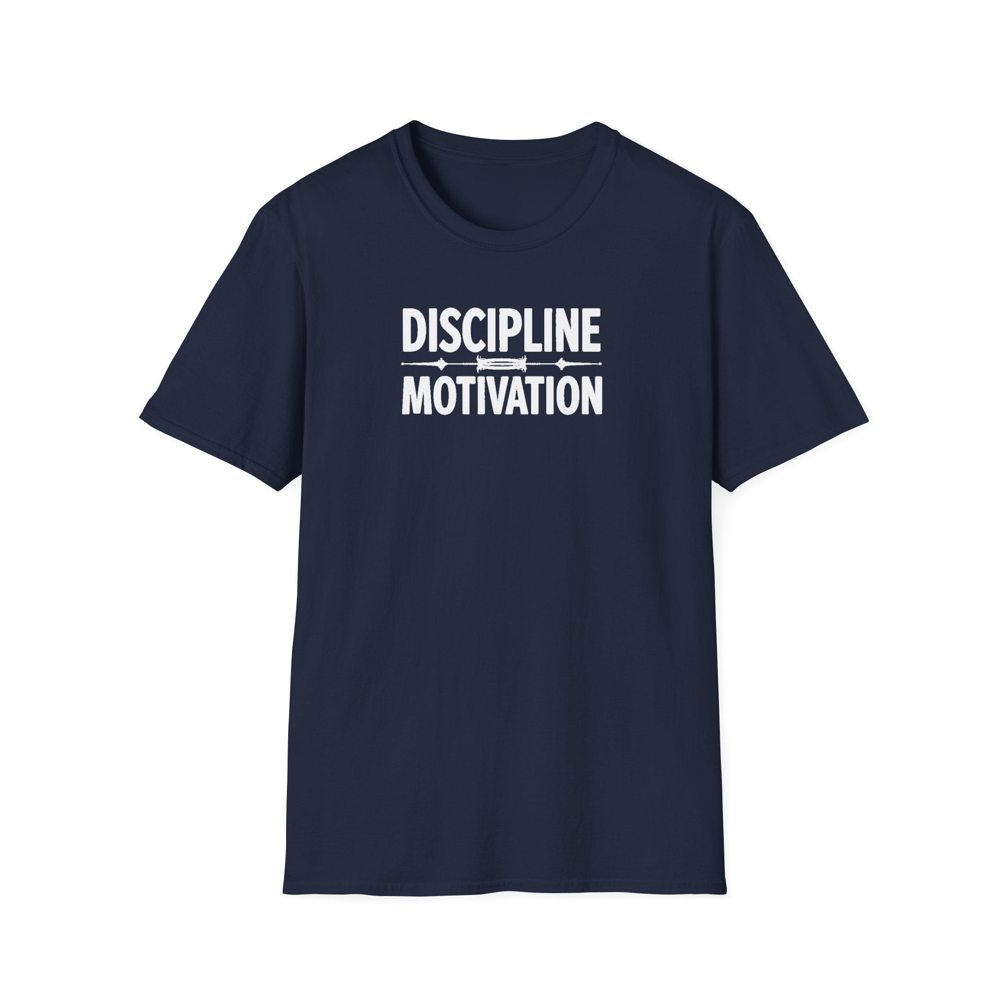 Discipline > Motivation – Barbell Edition T-Shirt