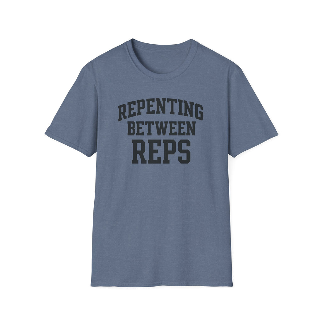 Repenting Between Reps – Bold Faith & Fitness  Tshirt