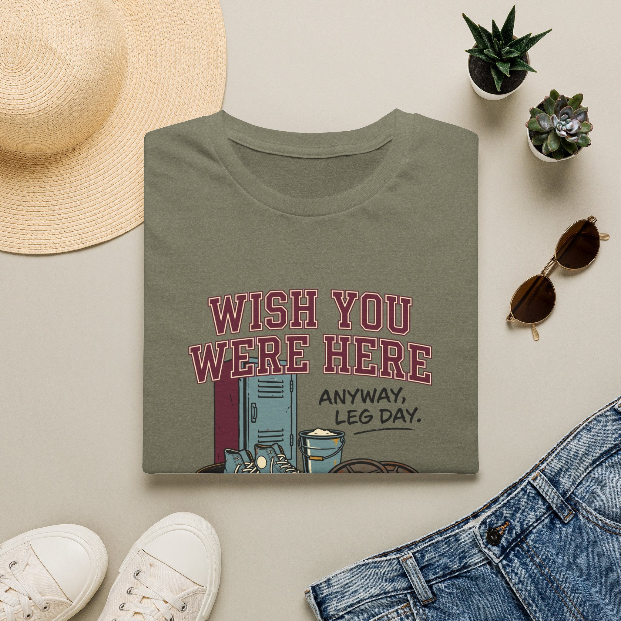 Wish you were here. Anyway, leg day T-Shirt