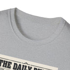 Monday is Global chest day - News style T-Shirt