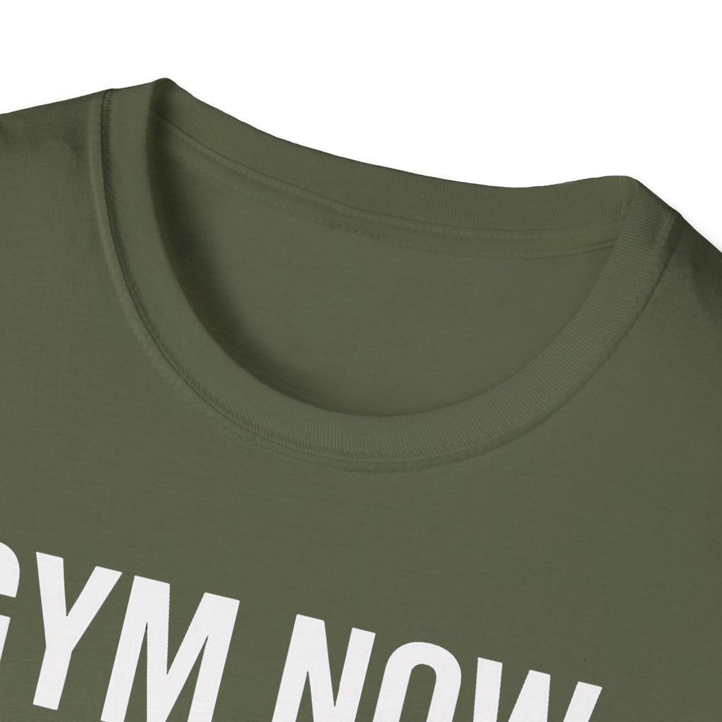Gym Now, Tacos Later – Bold Workout Reward Tshirt