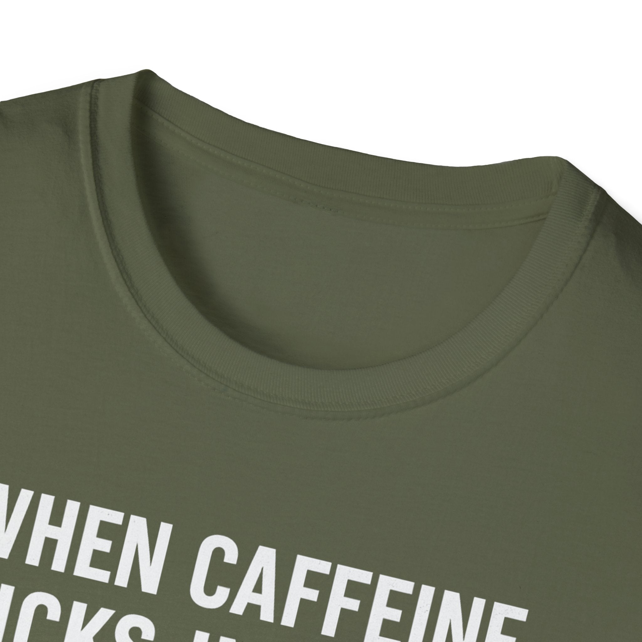 When Caffeine Kicks In – Brain Upgrade Sequence T-Shirt