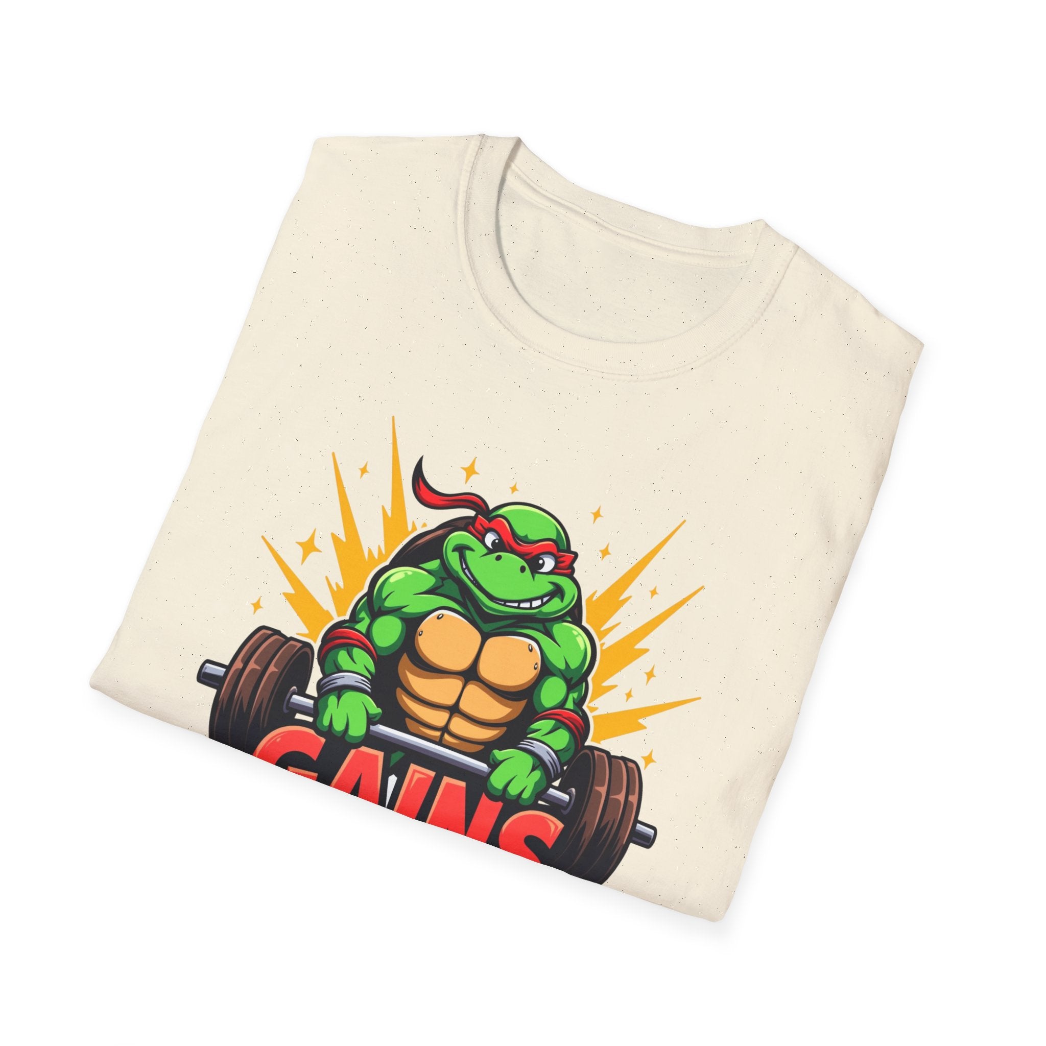 Hard-Shelled Gains – Turtle Power Edition T-Shirt