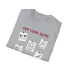 Gym Vision Board – Gains with a Side of Sarcasm T-Shirt