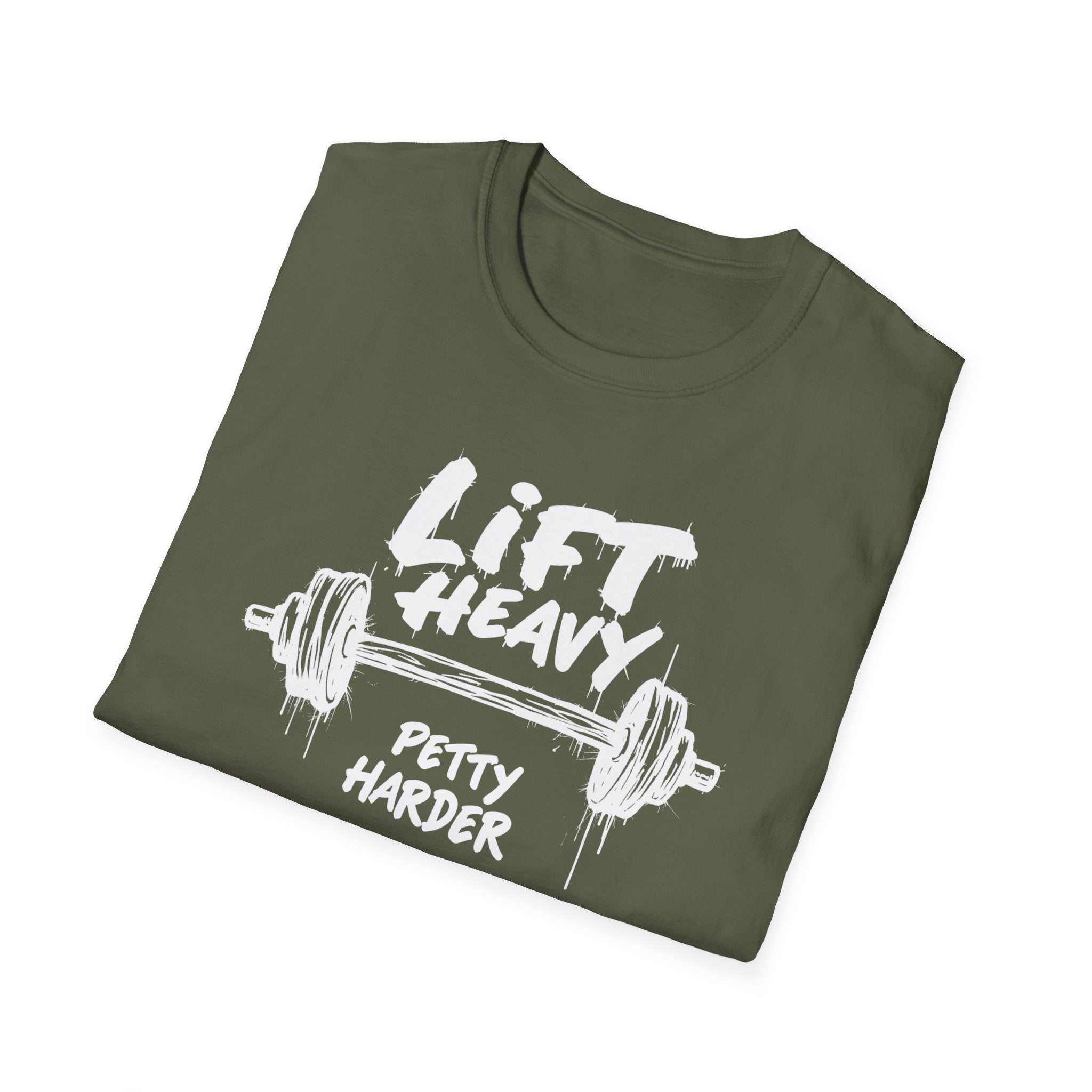 Lift Heavy, Petty Harder (Grunge Edition) T-Shirt