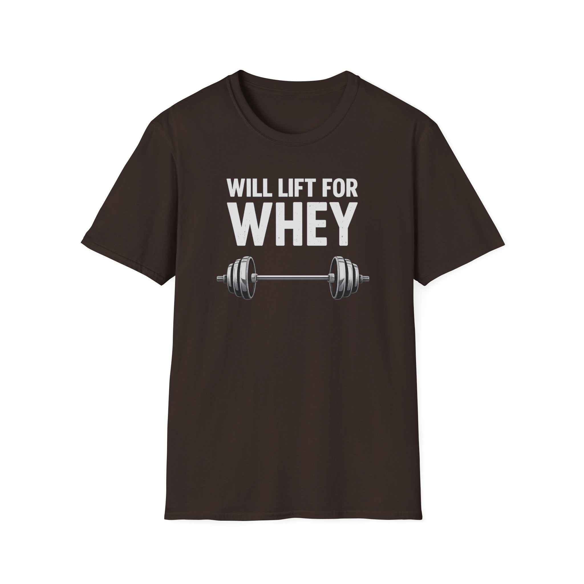 Will Lift for Whey – Barbell Edition T-Shirt