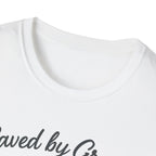 Saved by Grace, Built by Iron – Faith Meets Strength Tshirt