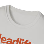 Deadlifts & Discipline – Bold Gym Typography T-Shirt