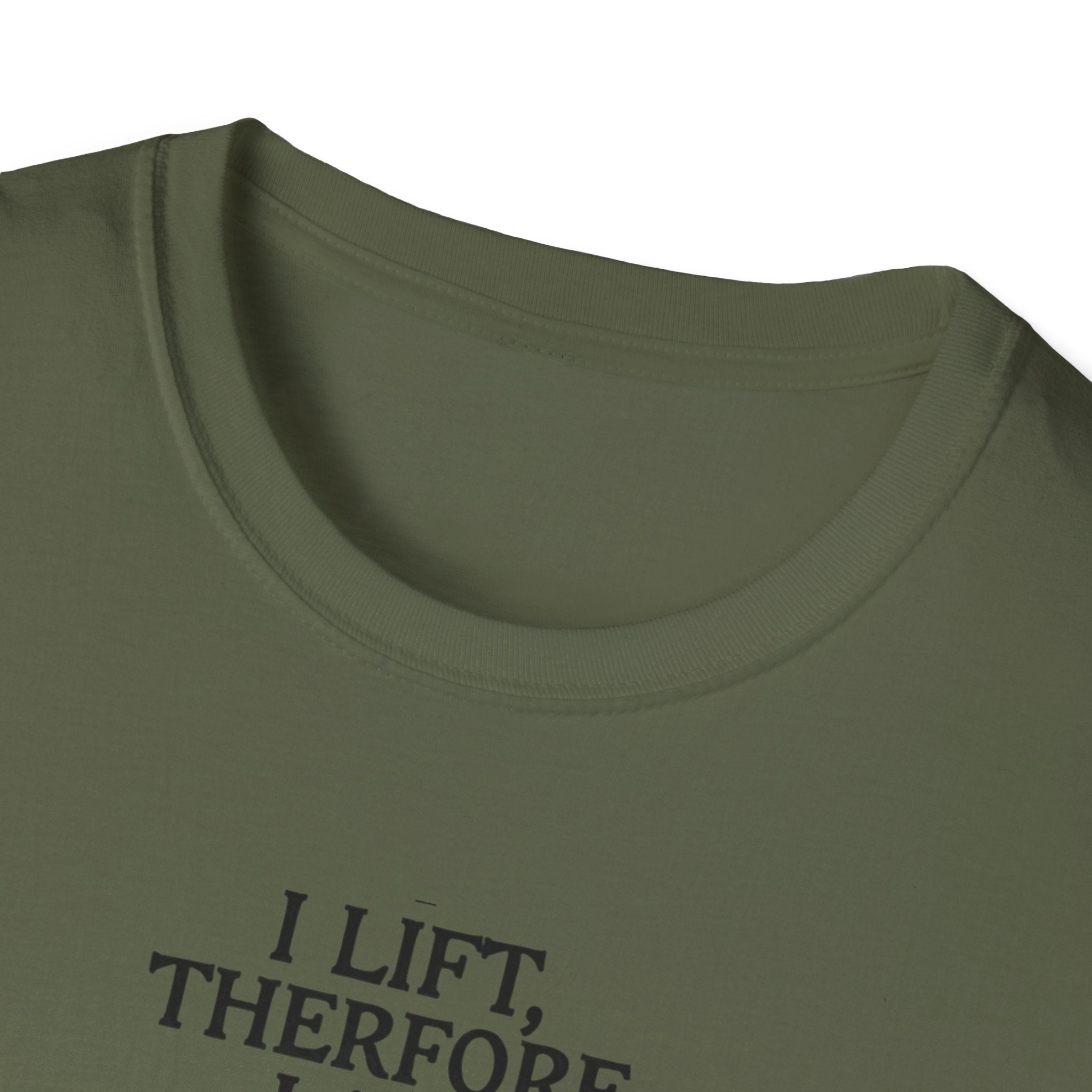 Iron Philosopher – I Lift, Therefore I Am T-Shirt
