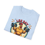 Leg Day Is My Cardio (Muscle Chicken Edition) T-Shirt
