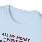 All My Money Went to Supplements T-Shirt