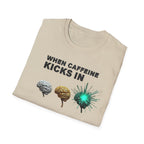 When Caffeine Kicks In – Brain Upgrade Sequence T-Shirt