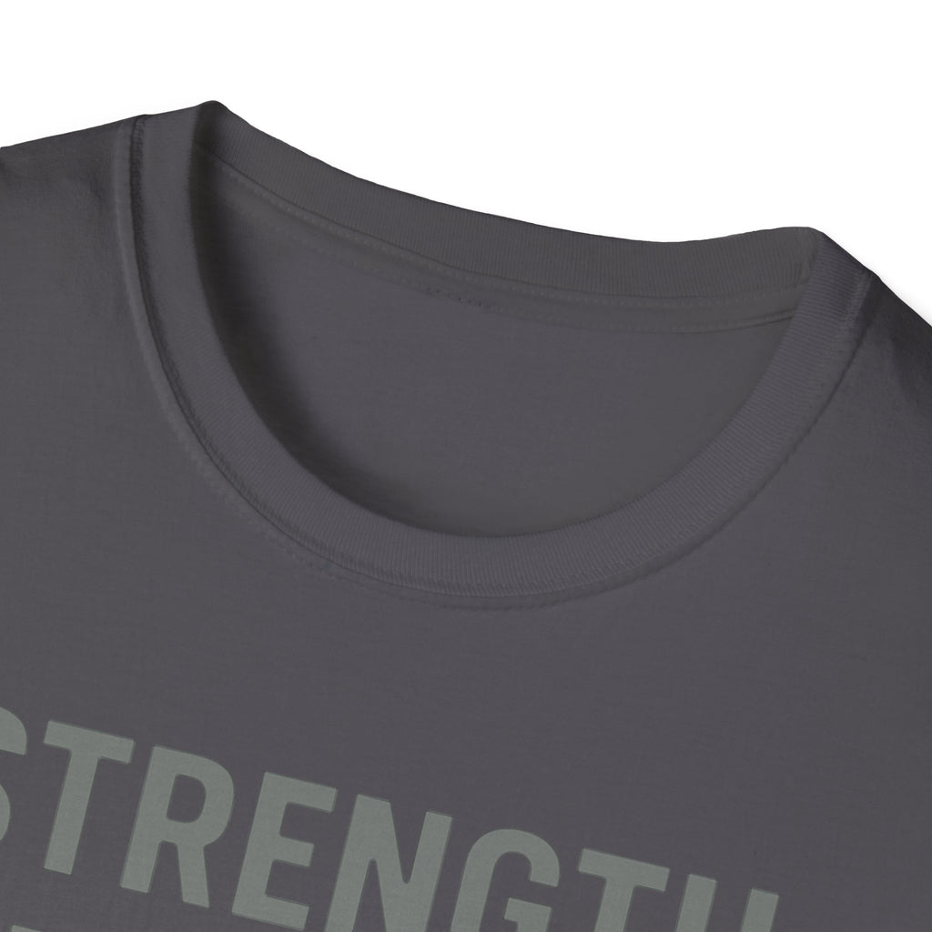 Strength Through Scripture – Bold Faith & Fitness Statement Tshirt