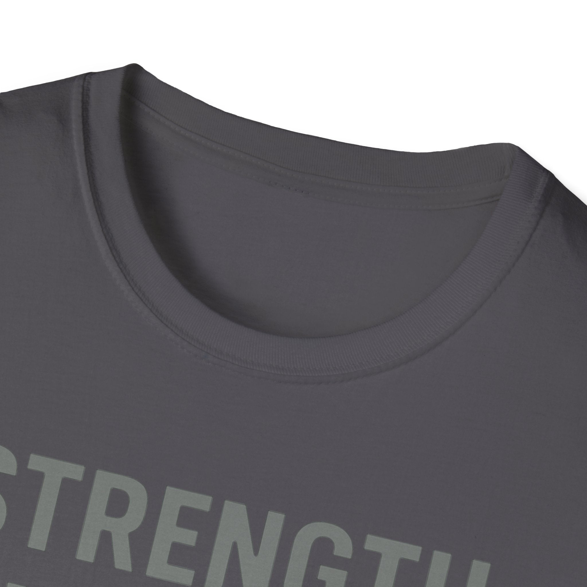Strength Through Scripture – Bold Faith & Fitness Statement Tshirt