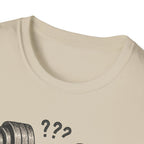 I Lift Because I Can’t Count That High – Heavy Barbell Edition T-Shirt