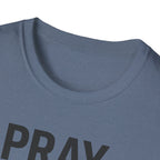 Pray. Lift. Repeat. – Faith and Focus Gym Tshirt