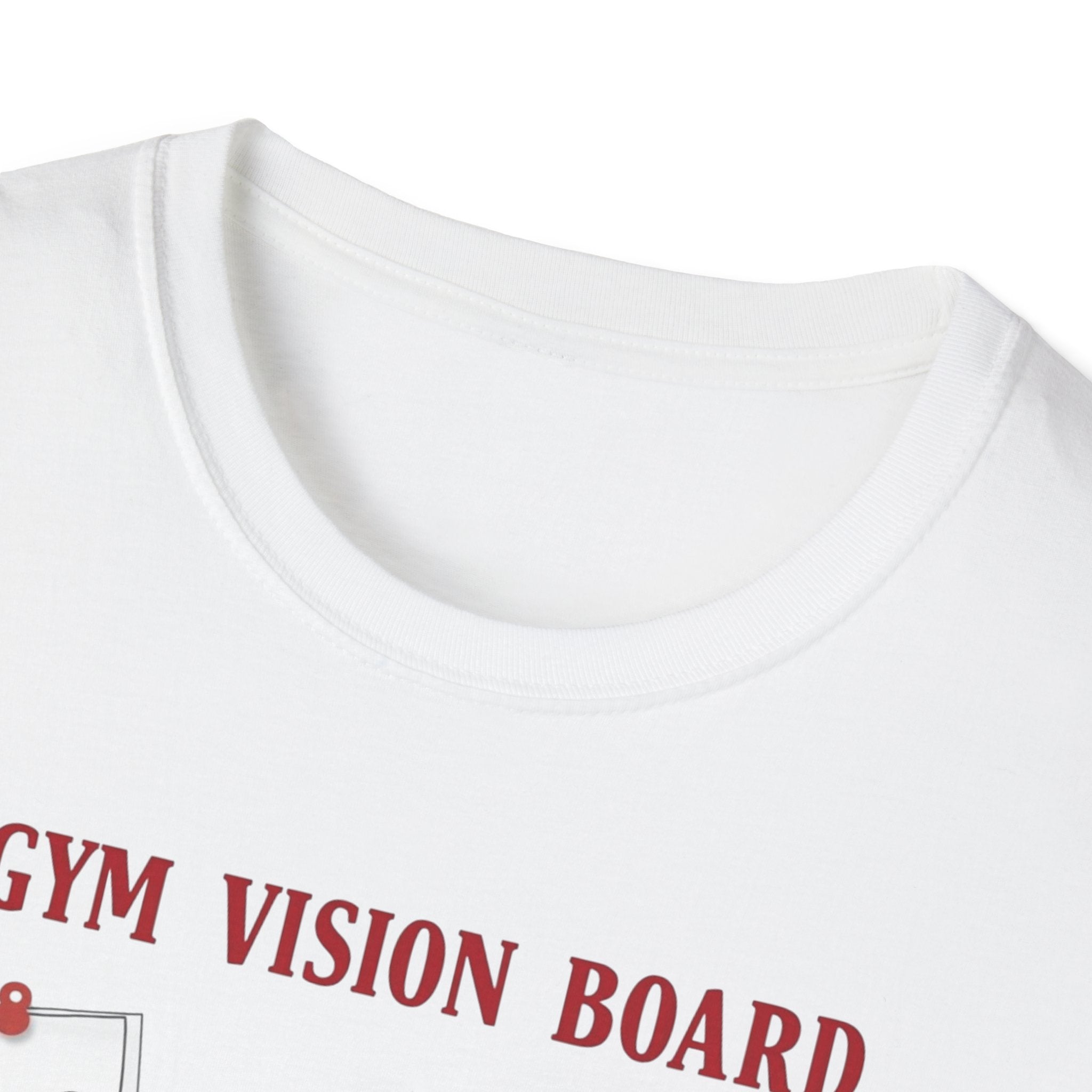Gym Vision Board – Gains with a Side of Sarcasm T-Shirt