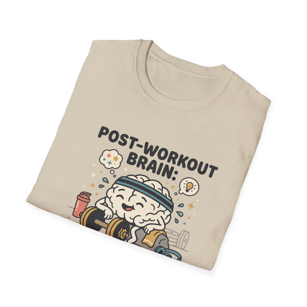 Post workout brain : Online again T-Shirt