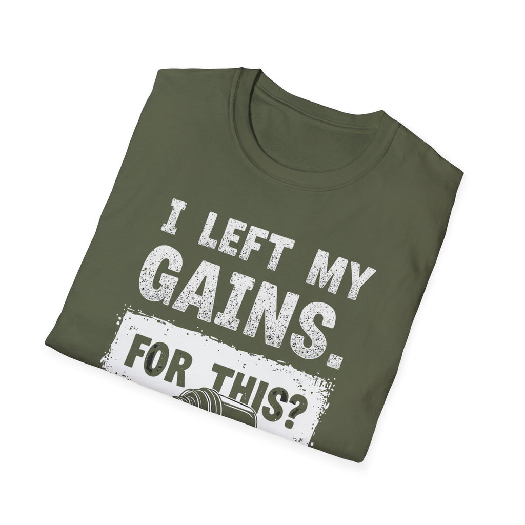 I Left My Gains for This? (Vintage Grunge Edition) T-Shirt
