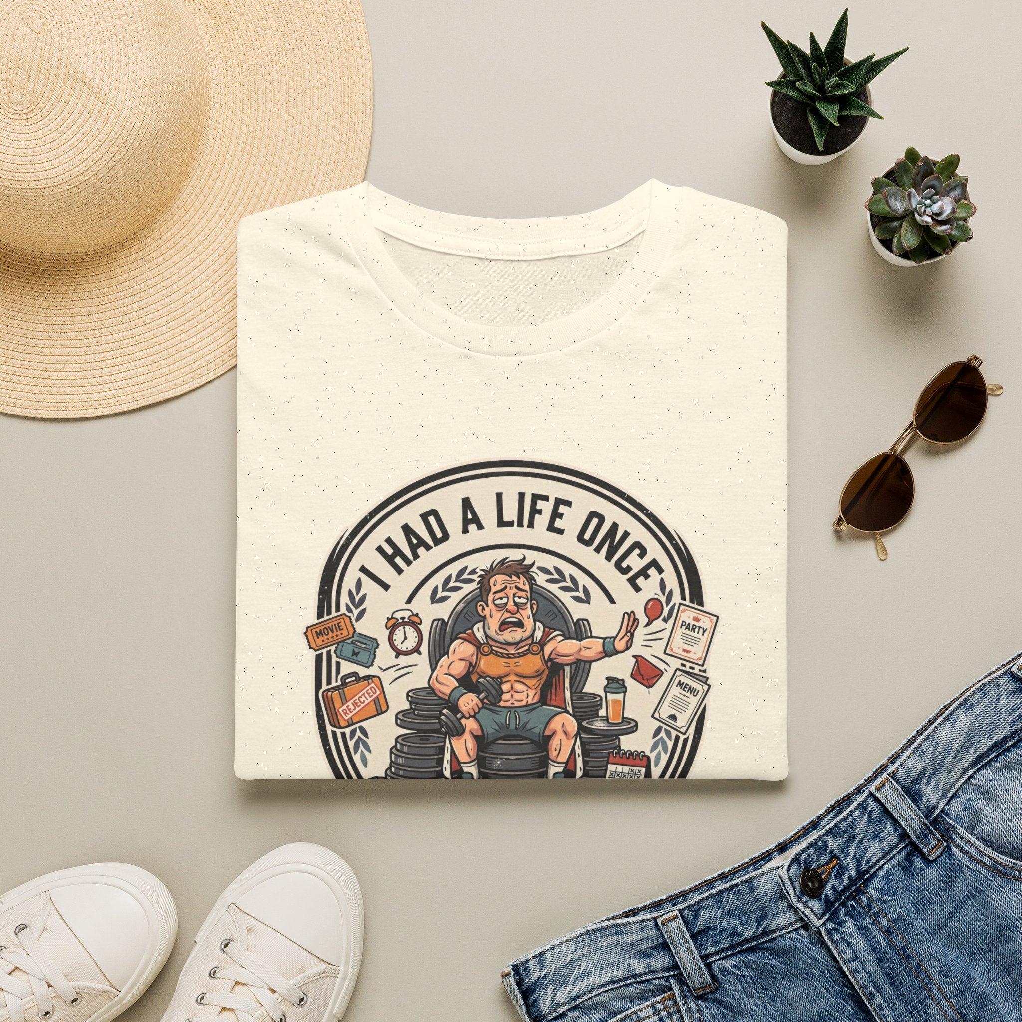 Had a life once, then I joined gym T-Shirt