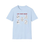 Gym Vision Board – Gains with a Side of Sarcasm T-Shirt
