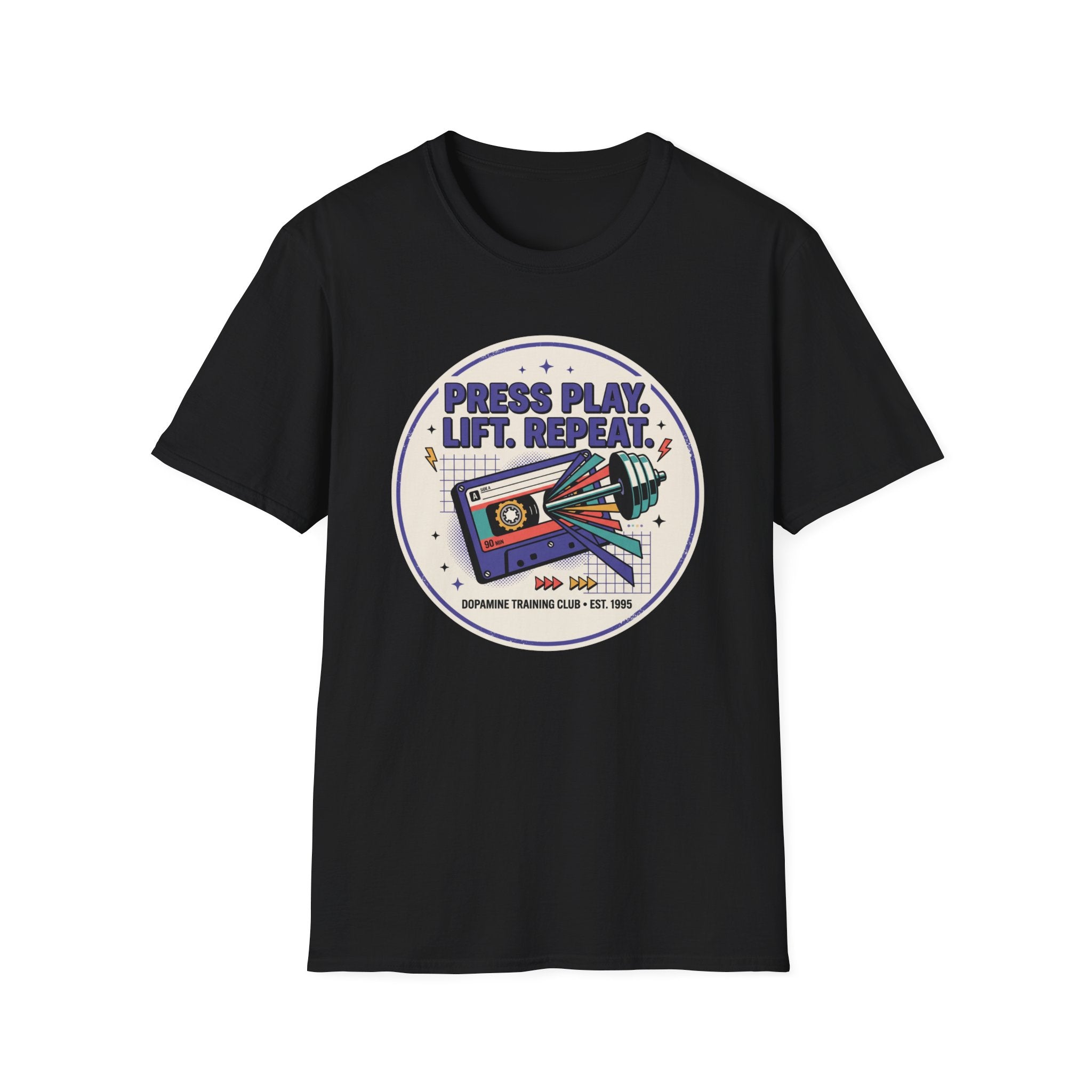 Press play. Lift. Repeat T-Shirt