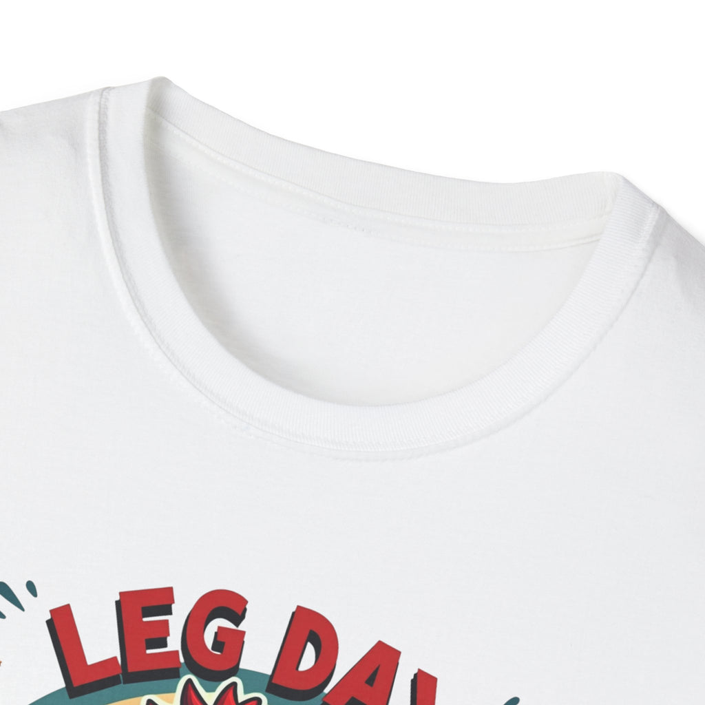 Leg Day Is My Cardio (Muscle Chicken Edition) T-Shirt
