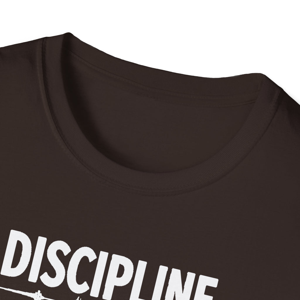 Discipline > Motivation – Barbell Edition T-Shirt