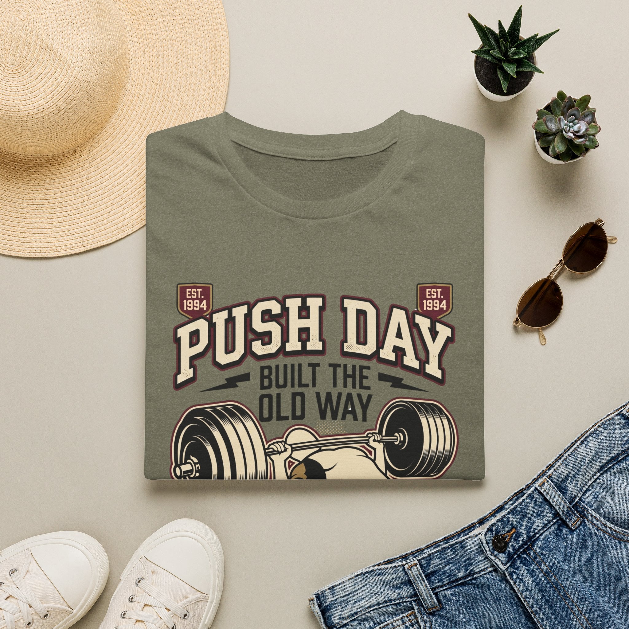 Push day - Built the old way T-Shirt