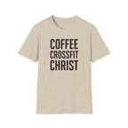 Coffee. CrossFit. Christ. – Bold Faith & Fitness Tshirt