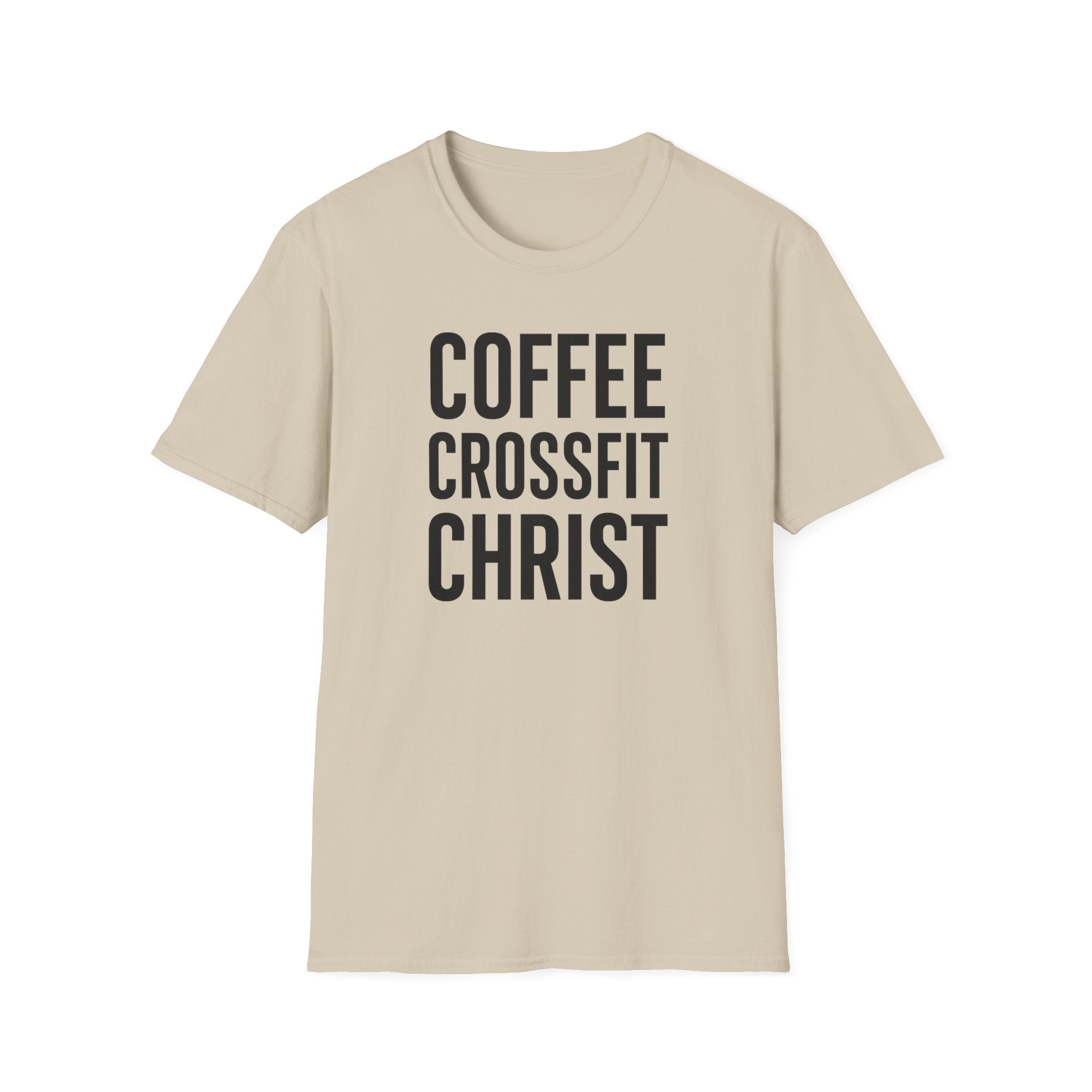 Coffee. CrossFit. Christ. – Bold Faith & Fitness Tshirt