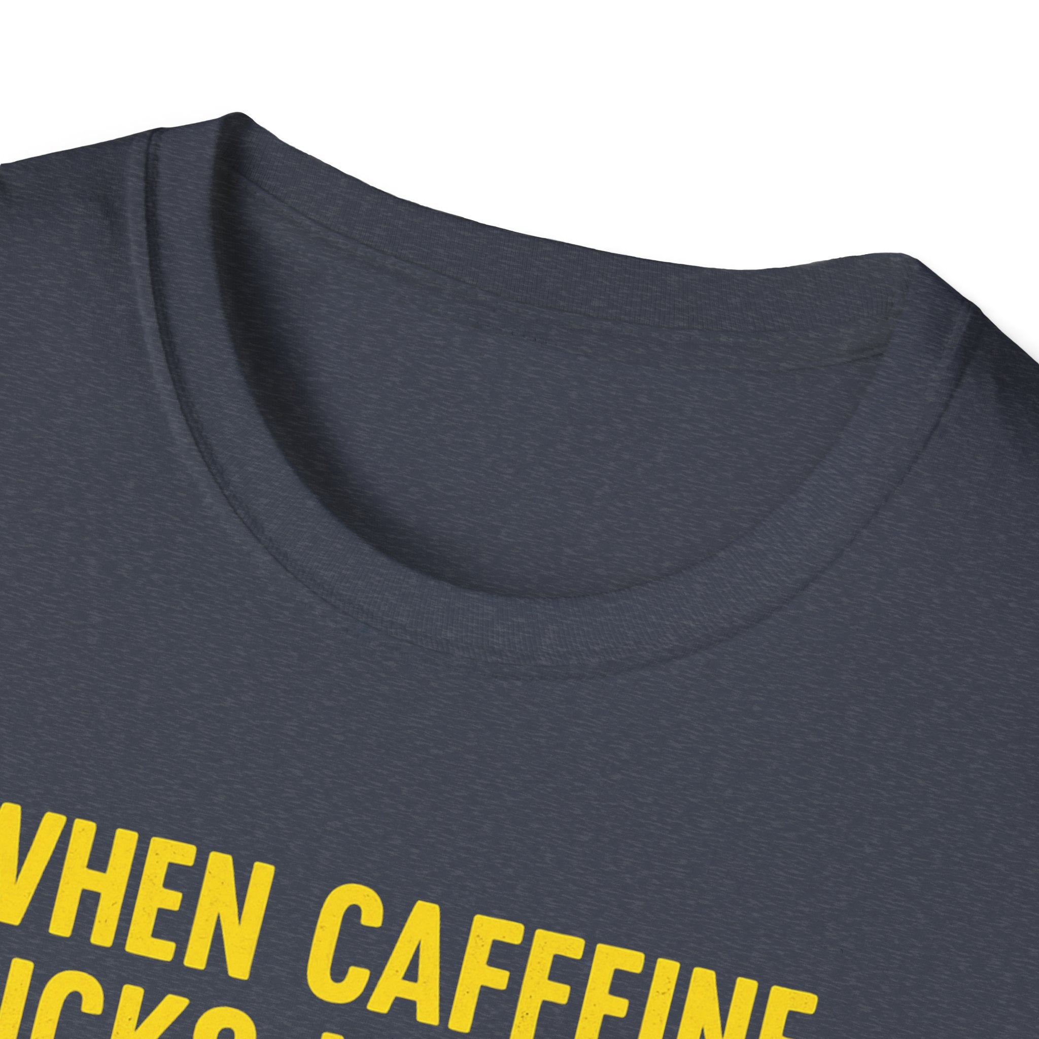 When Caffeine Kicks In – Comic Pop Brain Burst T-Shirt