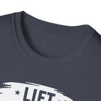 Lift Heavy, Petty Harder (Vintage Crest Edition) T-Shirt