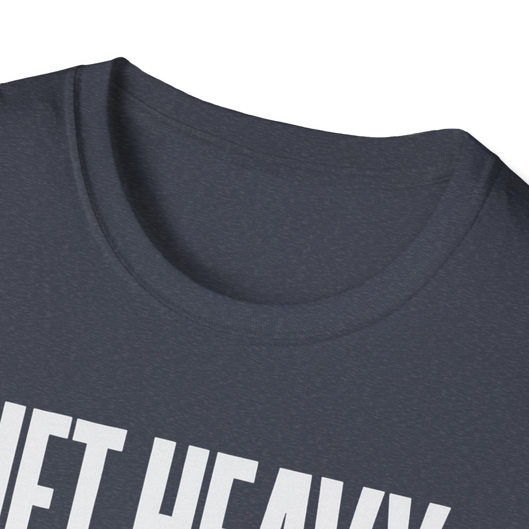 Lift Heavy. Pray Hard. – Bold Faith & Strength Tshirt