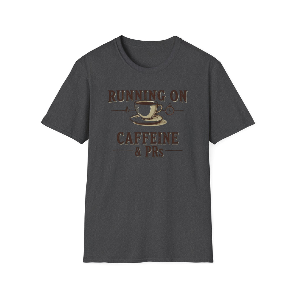 Running on Caffeine & PRs – Vintage Brew Strength T-Shirt