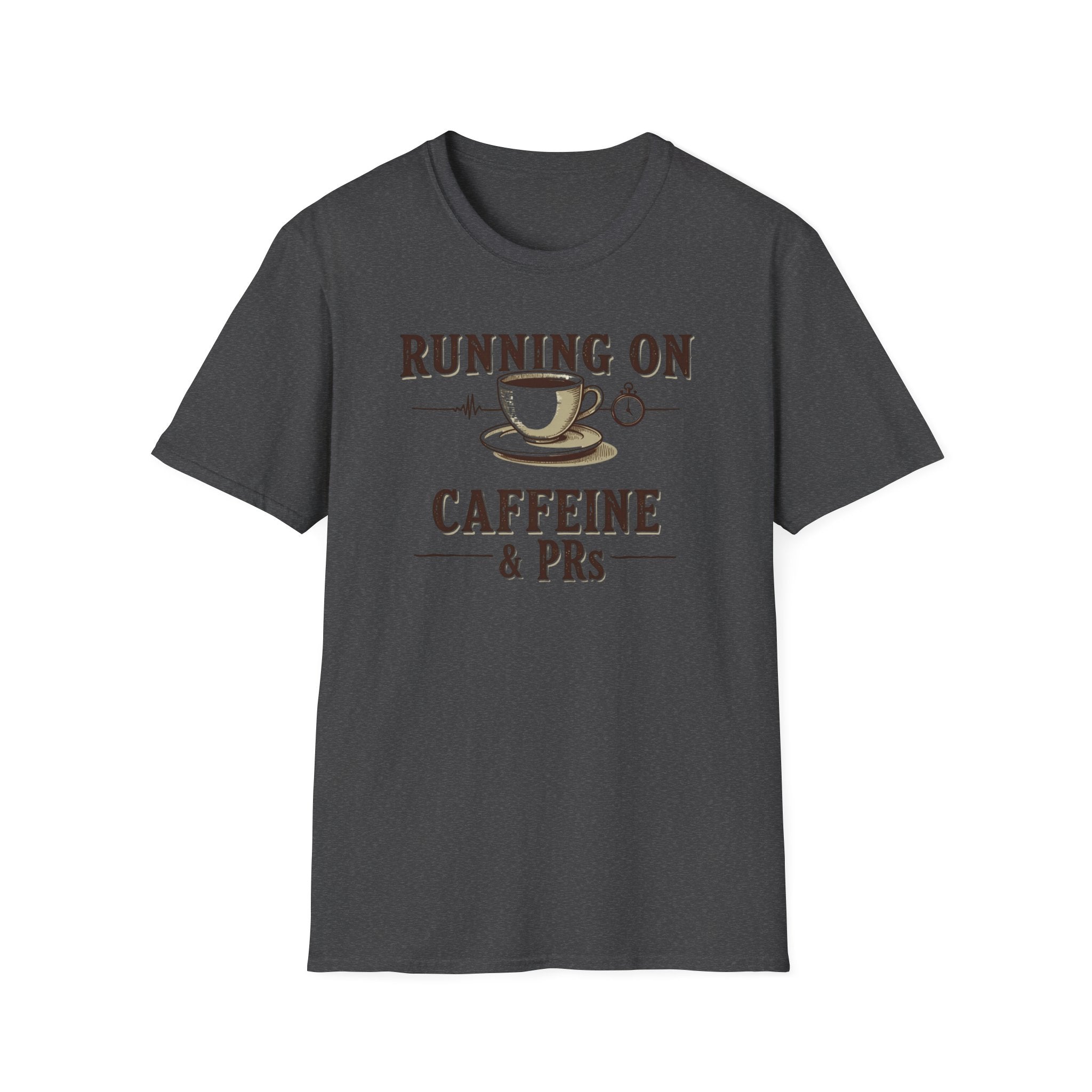 Running on Caffeine & PRs – Vintage Brew Strength T-Shirt