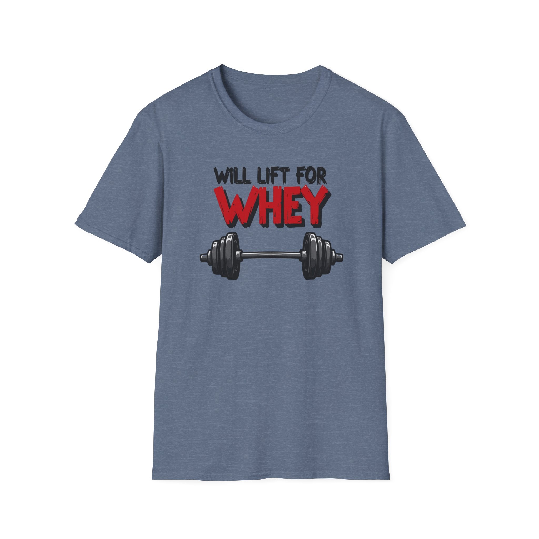 Will Lift for Whey – Barbell Edition T-Shirt