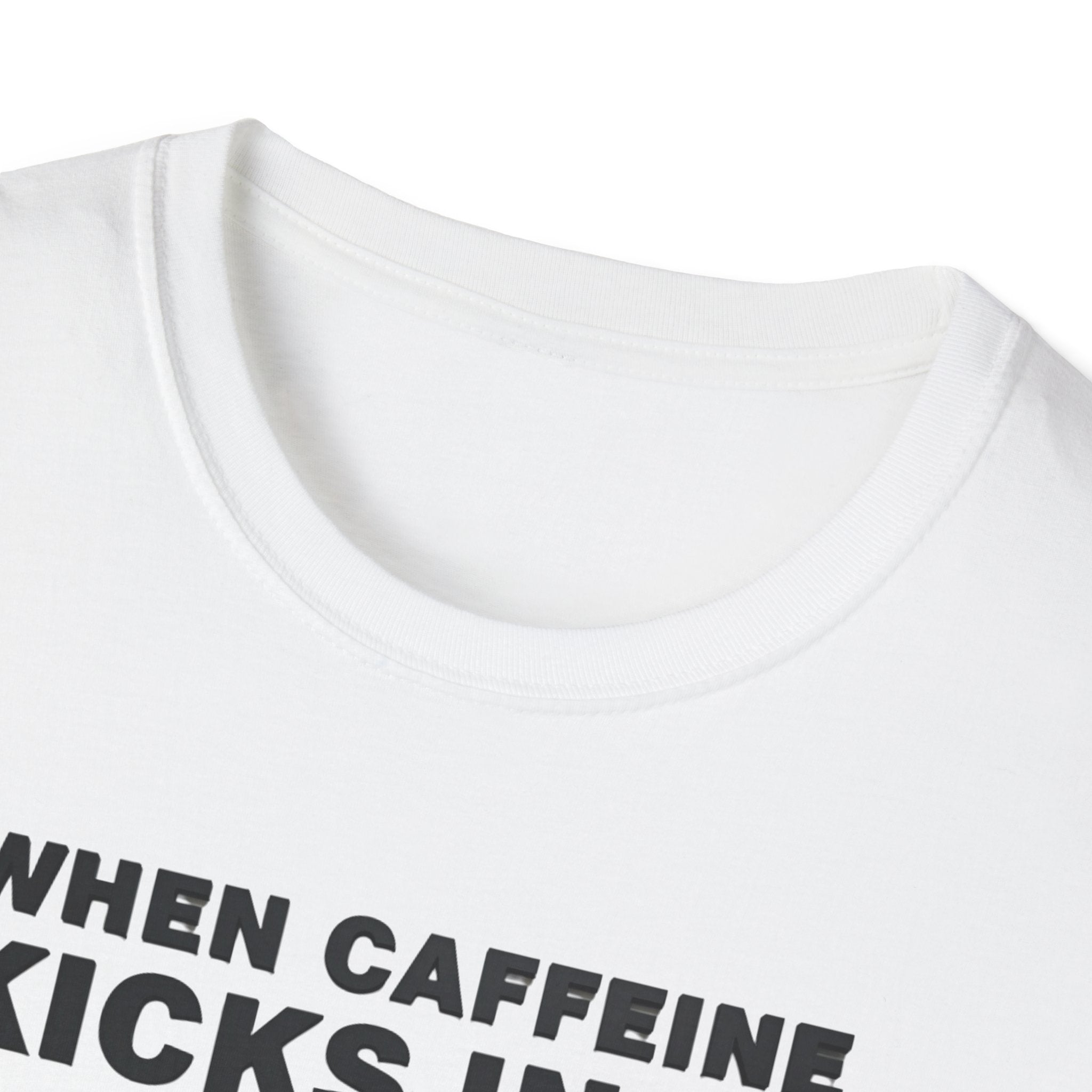When Caffeine Kicks In – Brain Upgrade Sequence T-Shirt