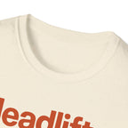 Deadlifts & Discipline – Bold Gym Typography T-Shirt