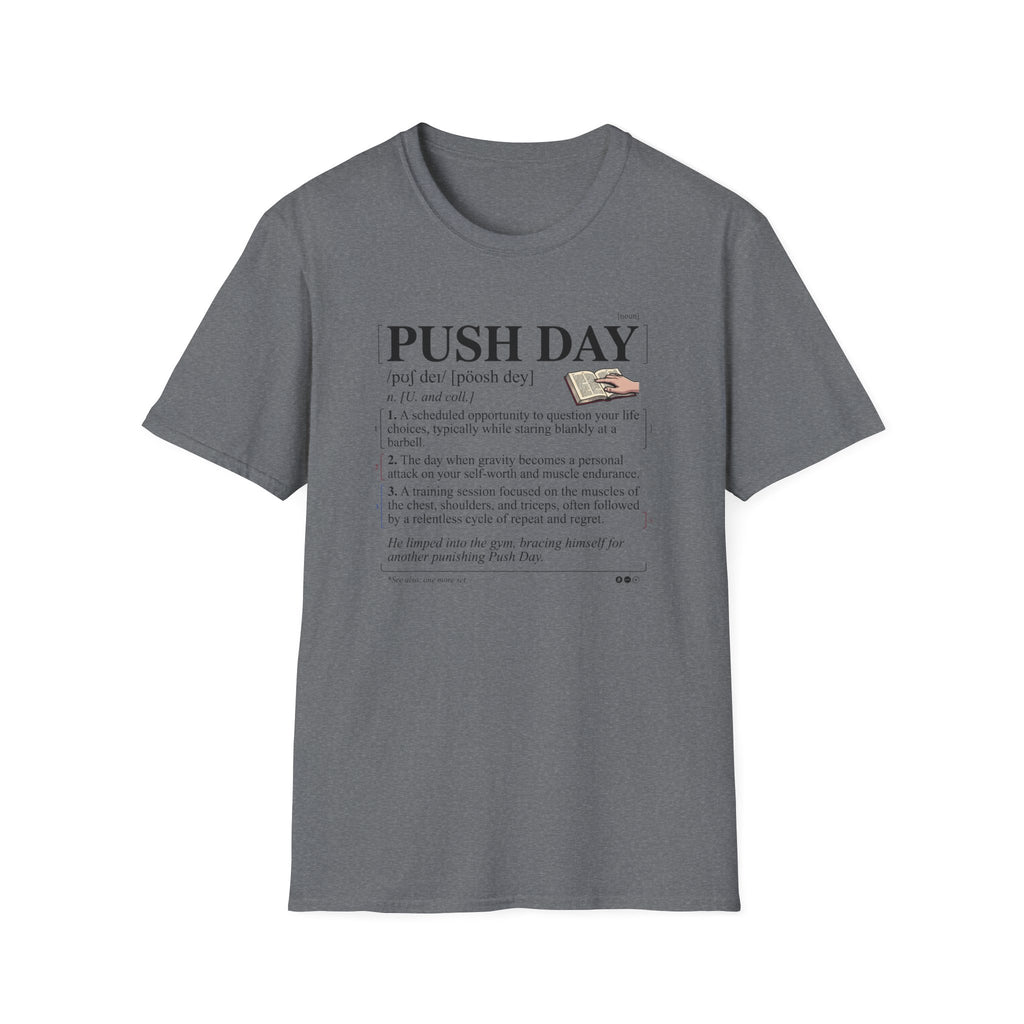 Push day - dictionary meaning T-Shirt