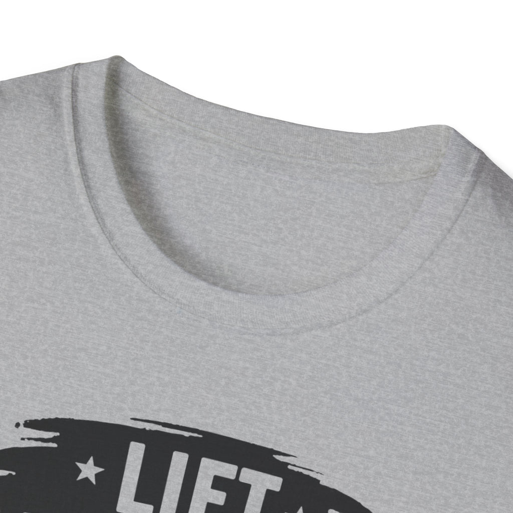 Lift Heavy, Petty Harder (Vintage Crest Edition) T-Shirt