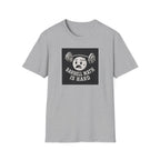 Barbell Math Is Hard – Confused Emoji Gym Tee T-Shirt