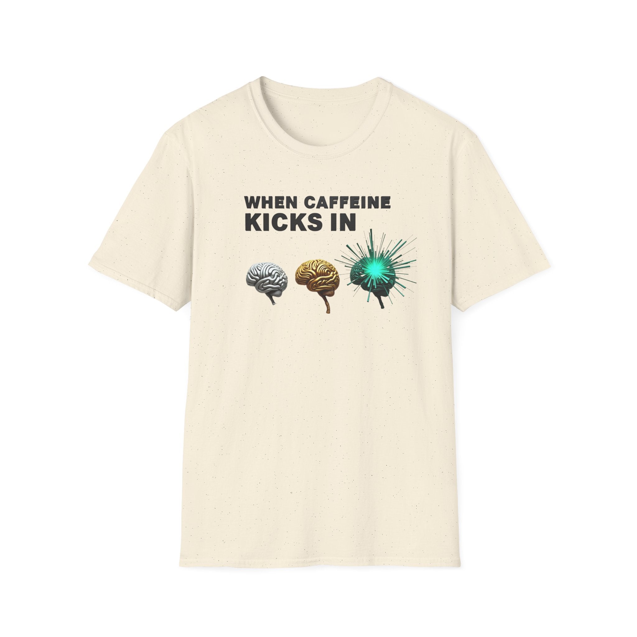 When Caffeine Kicks In – Brain Upgrade Sequence T-Shirt