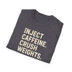 Inject. Crush. Repeat. T-Shirt