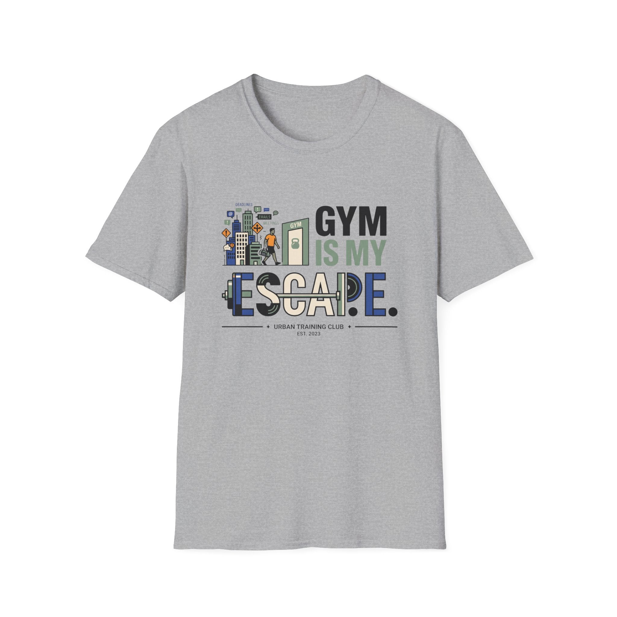 Gym is my escape - witty T-Shirt