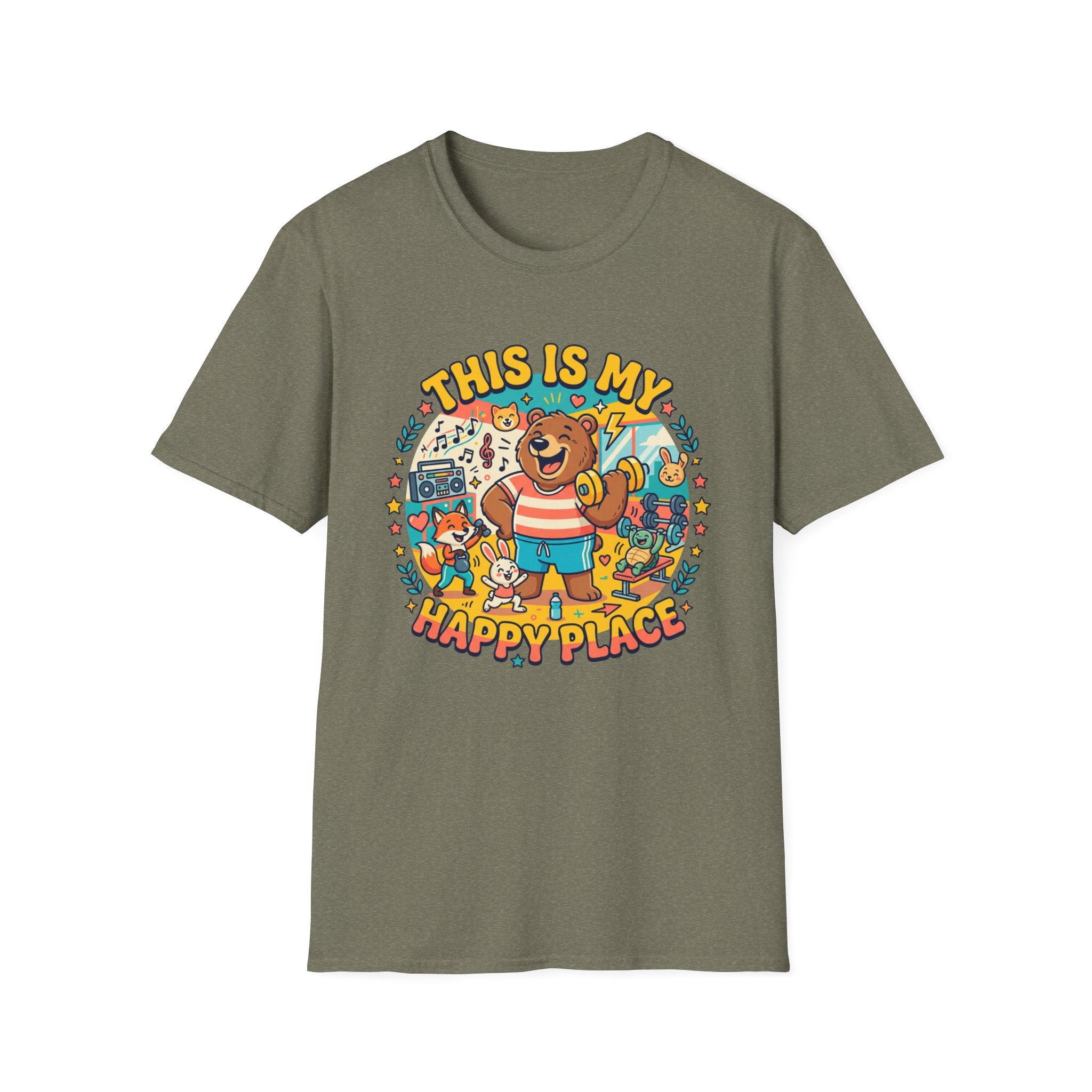 This is my happy place - Gym T-Shirt